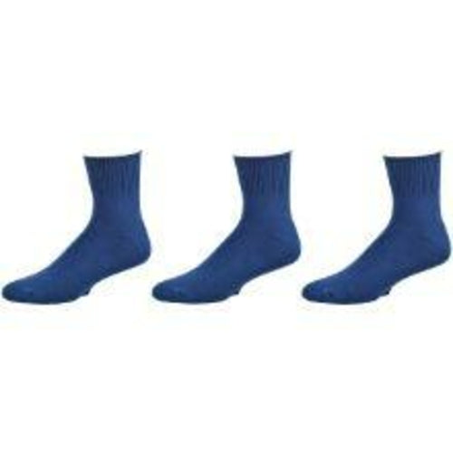 Men's Extra Wide Calf Cotton Ankle Cushioned 3 Pair Pack Socks for Men