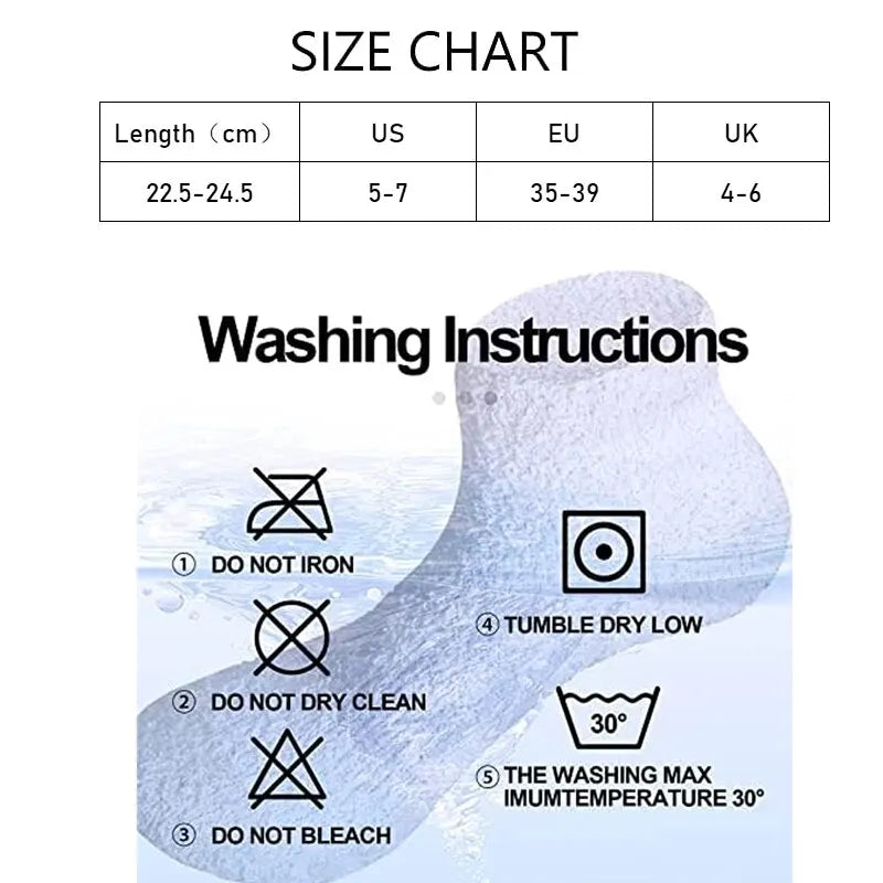Female Winter Fleece Thick Warm Socks Soft Comfortable Solid Color