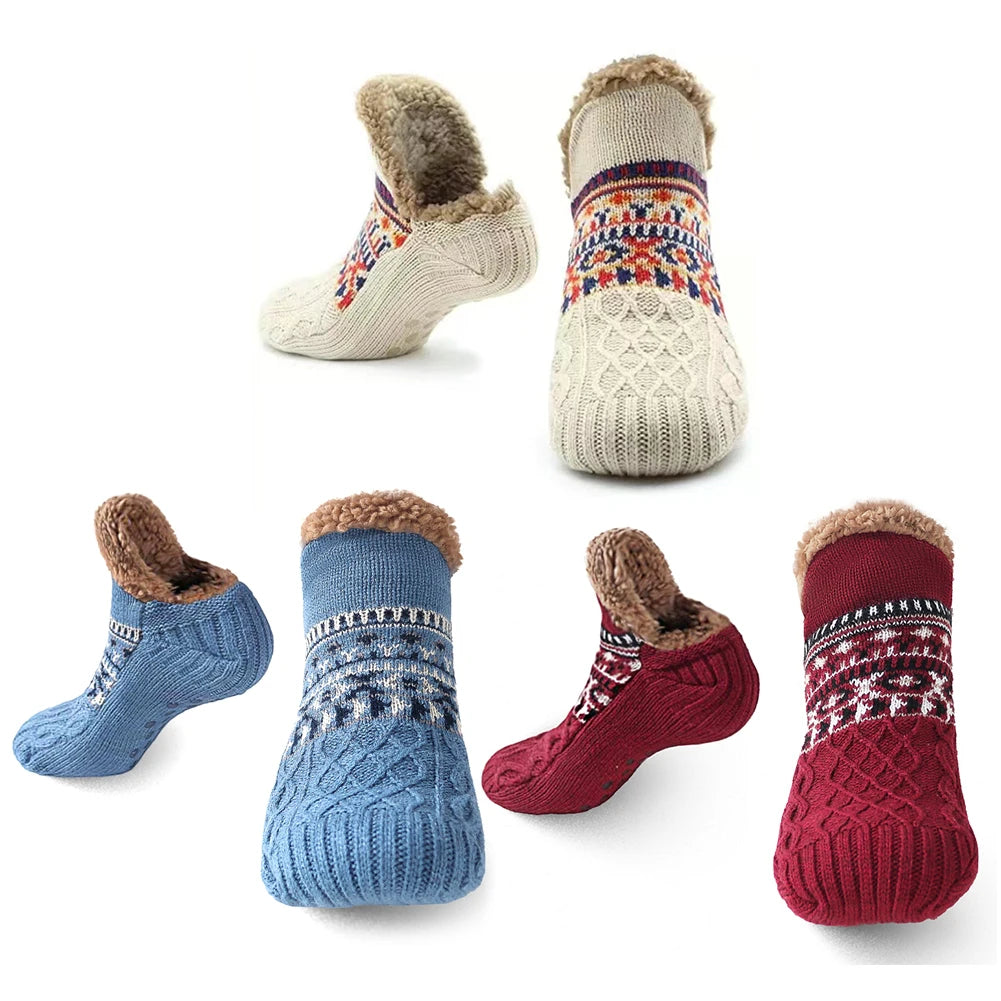 Winter Women Warm Men’s Socks Thickened Thermal Ski Non-slip Soccer