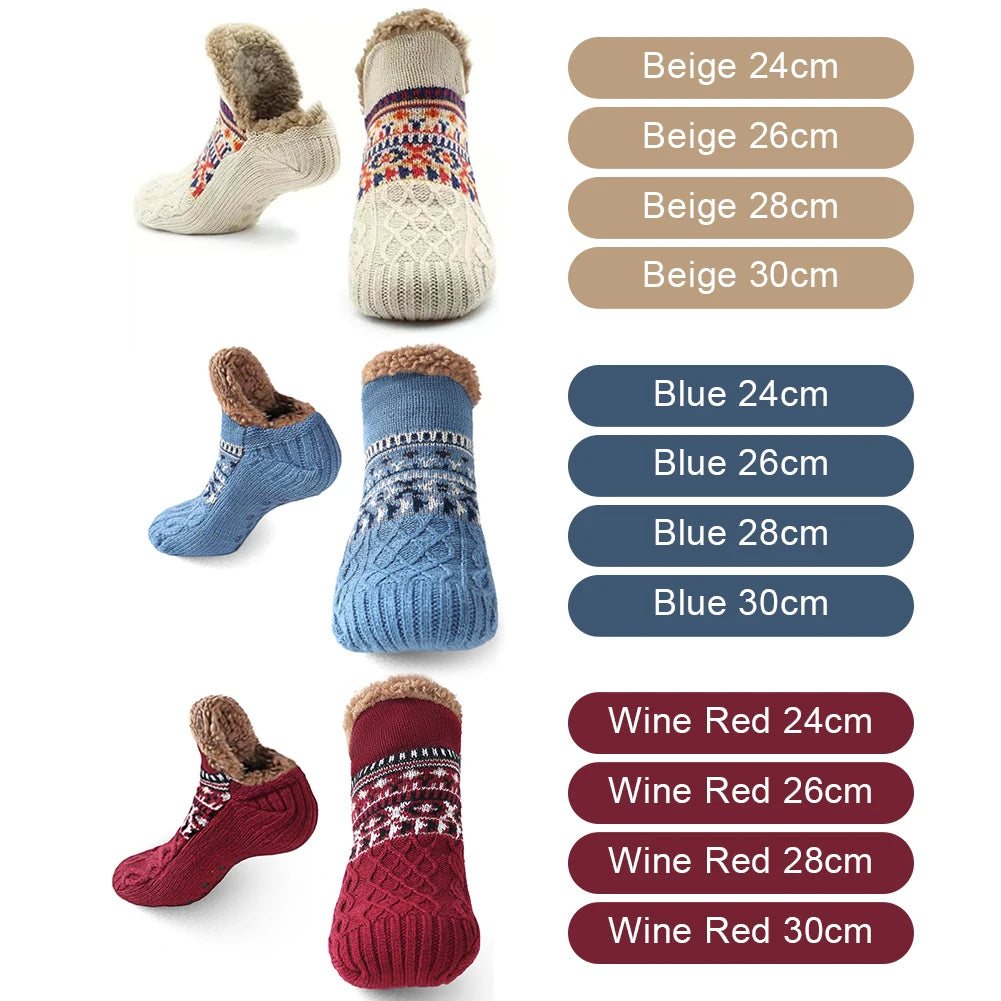 Winter Women Warm Men’s Socks Thickened Thermal Ski Non-slip Soccer