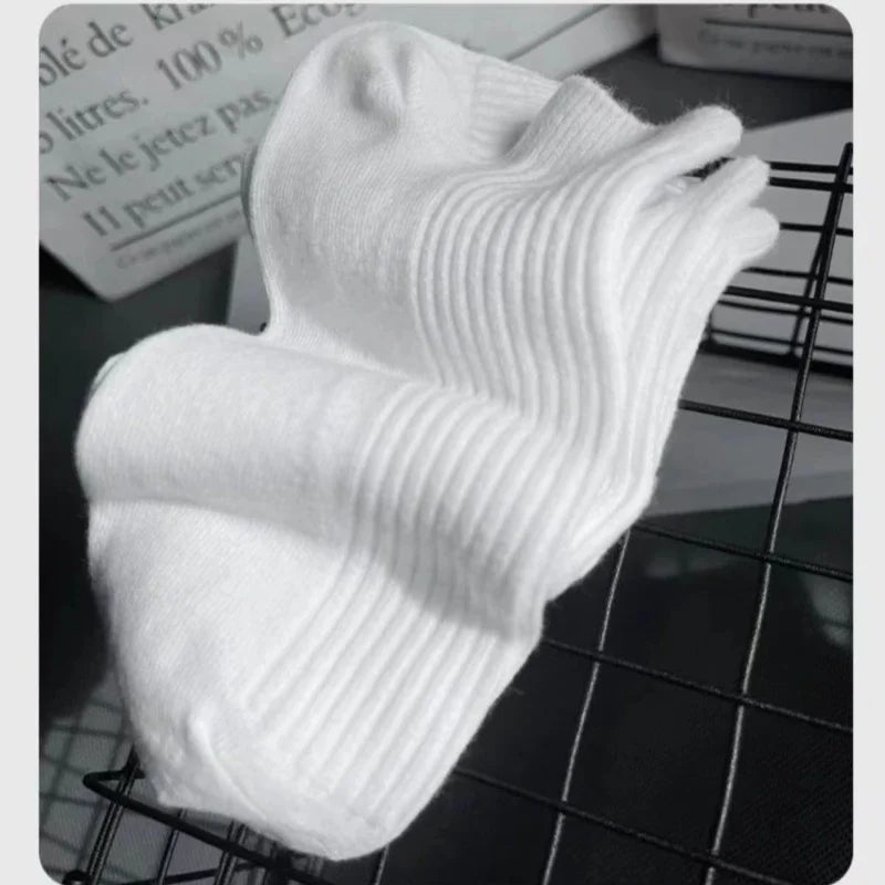 5 Pairs/Pack Ankle Socks Women Cotton Invisible Sweat-absorbing Girls