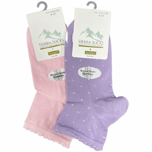 Women's Rayon Socks - Ankle Length Socks for Women, Girls and Teen