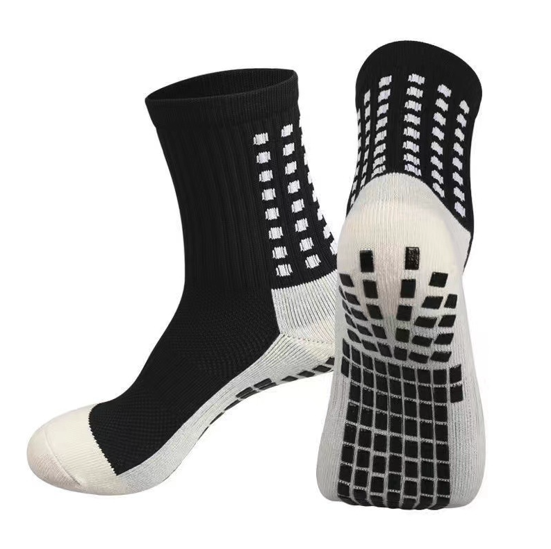 3 Pair Sport Socks Anti Slip W/ Grip Soccer Men Football Basketball
