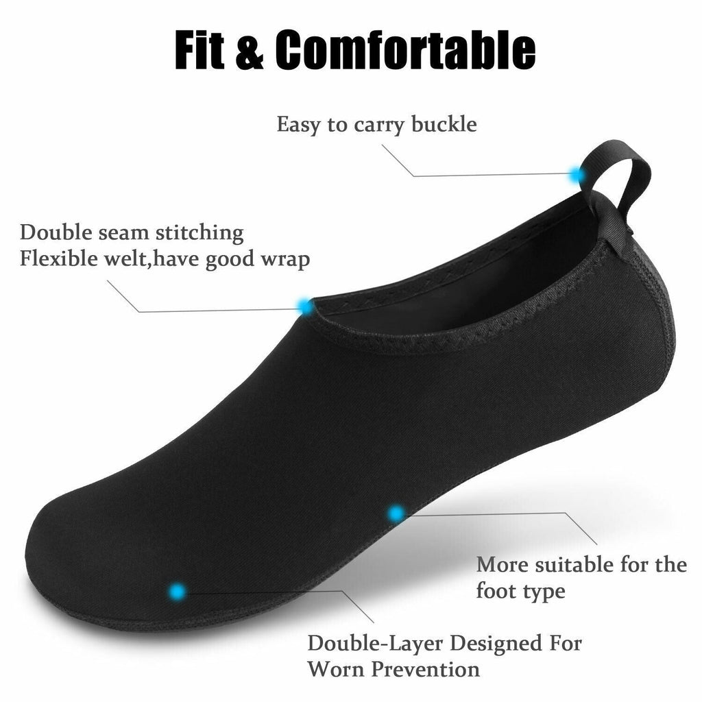 Water Shoes Men Women Skin Socks Aqua Surf Beach Yoga Swim Barefoot