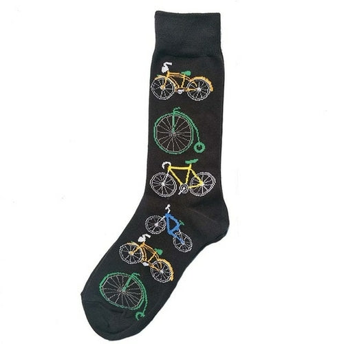 Cotton Happy Funny Socks Men Alien Planet Shark Crazy Design Sokken