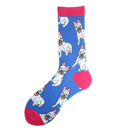 Cotton Happy Funny Socks Men Alien Planet Shark Crazy Design Sokken