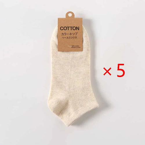 5/10 pairs Cotton Men Socks Pack Breathable Sock Set High Quality