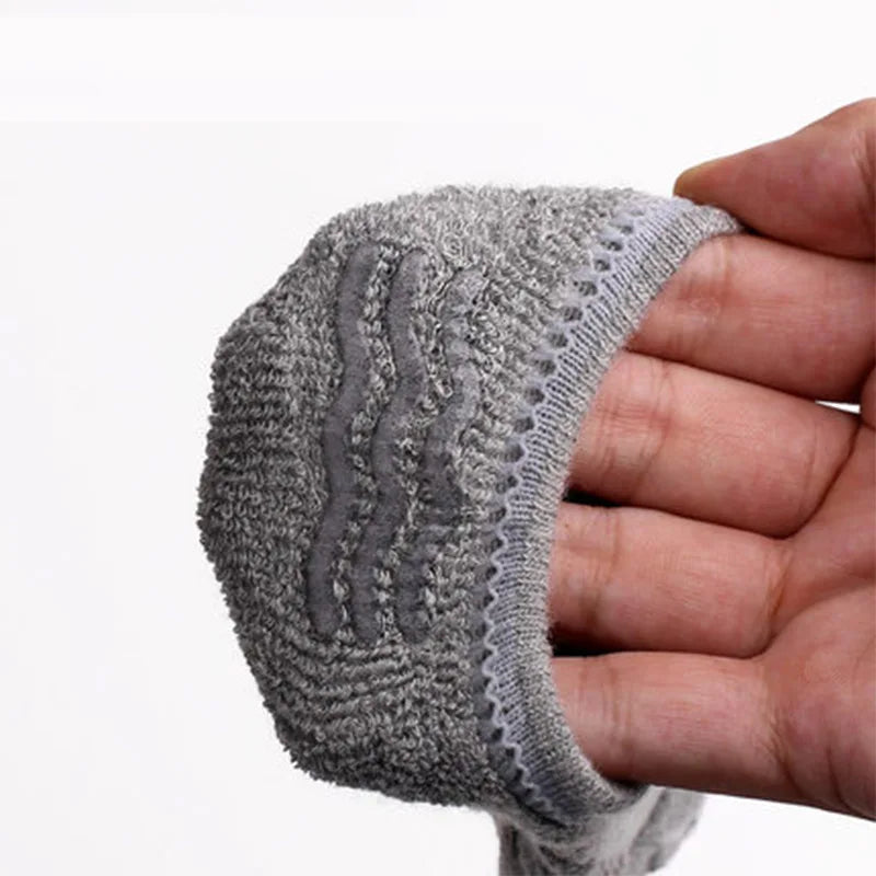 5 Pairs/Lot Men's Fashion Towel Bottom Boat Socks Cotton Sport Sweat