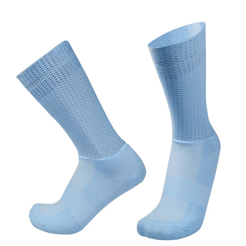 New Pro Team Aero Socks Anti Slip Silicone Cycling Socks Men Bicycle