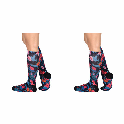 Men & Women's CoolMax Knee-High Socks, Nature Inspired Collection for
