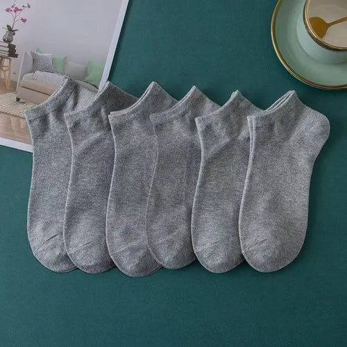 10 pairs/Men's Socks Spring/Summer Thin, Breathable, Soft Polyester