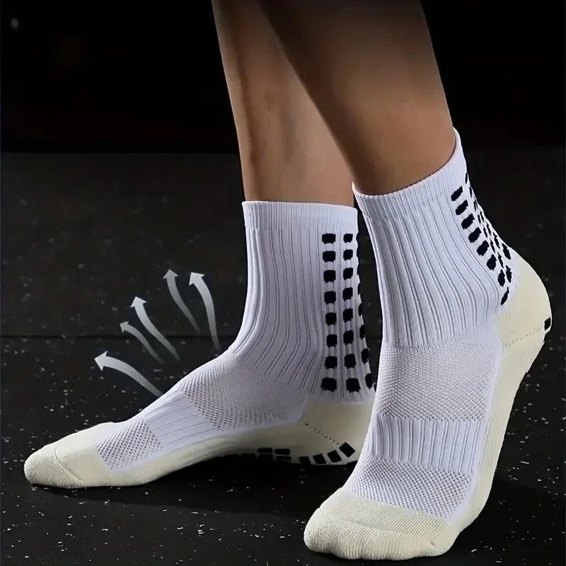 Professional Non-slip Football Socks Men Women Sports Socks Silicone