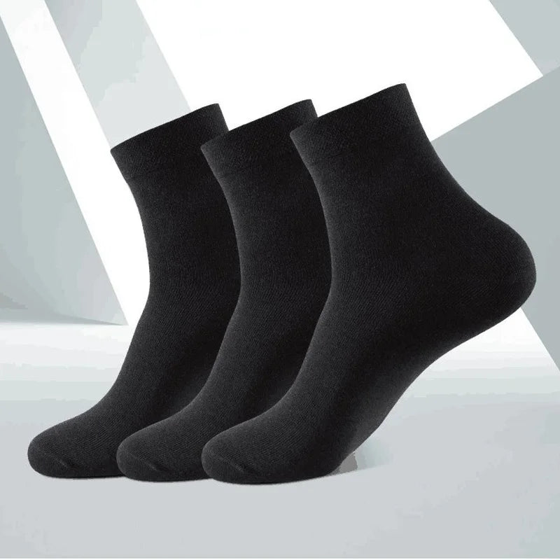 5/10 Pairs High Quality Men‘s Socks Cotton Casual Business Middle