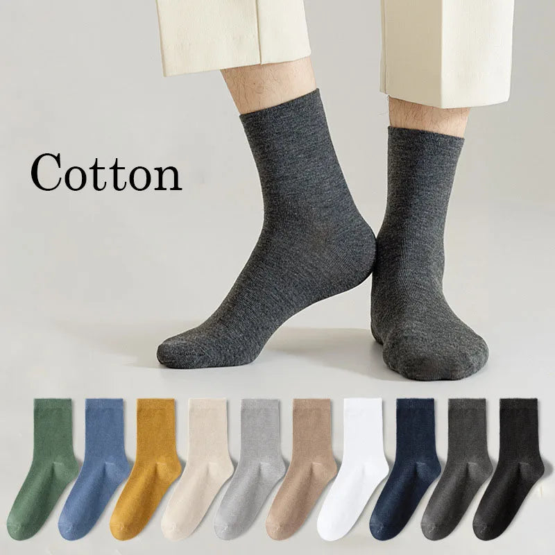5/10 pairs Cotton Men Socks Pack Breathable Sock Set High Quality