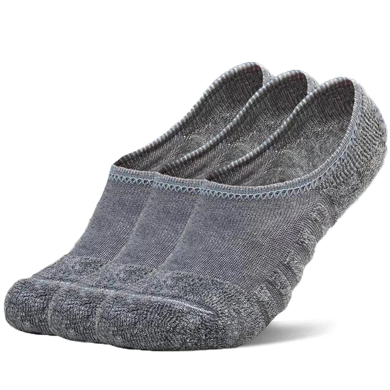 5 Pairs/Lot Men's Fashion Towel Bottom Boat Socks Cotton Sport Sweat