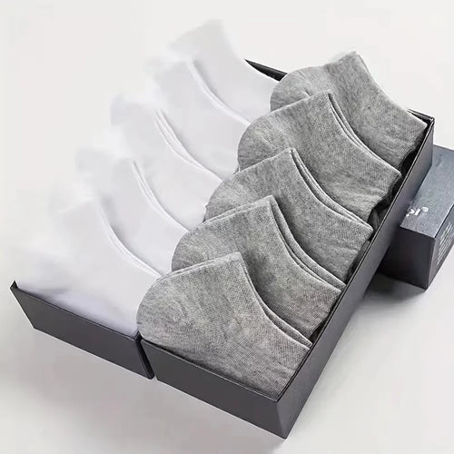 10/40 Pairs Men's Boat Socks Business Sport Sweat Absorption Mature
