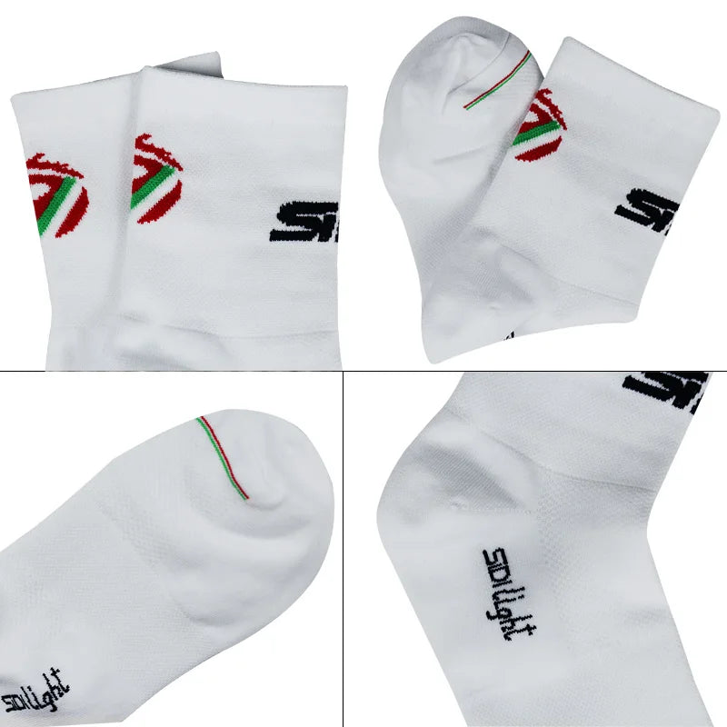 1 Pair Athletic Performance Cycling Socks for Men & Women