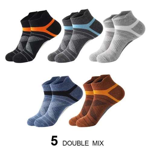 5 Pairs High Quality Socks Men Summer Outdoor Casual Cotton Socks
