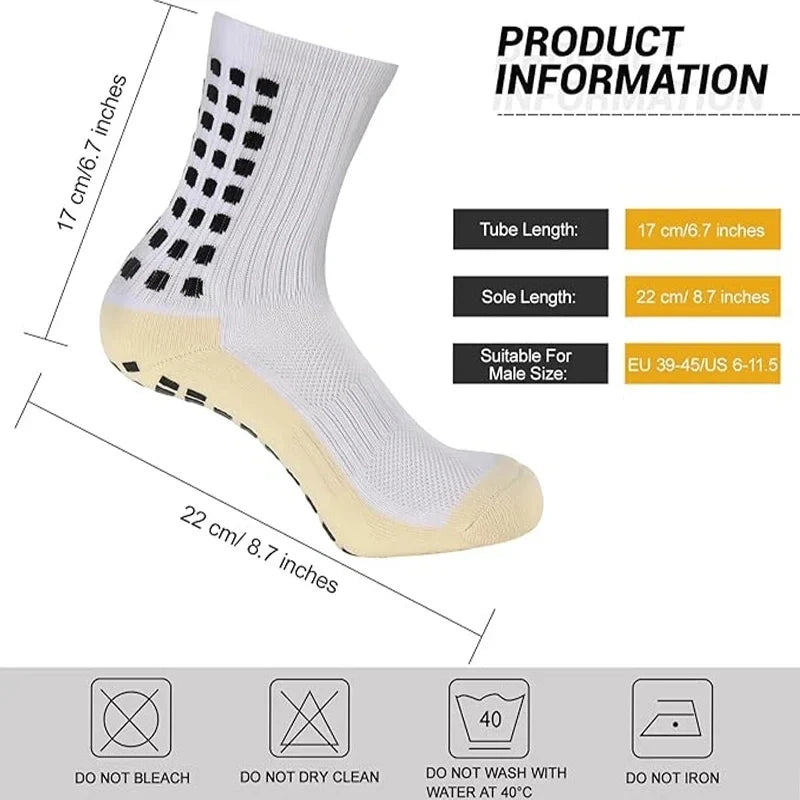 Professional Non-slip Football Socks Men Women Sports Socks Silicone