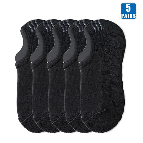 5 Pairs Men Short Socks Cotton High Quality Crew Ankle Casual Soft