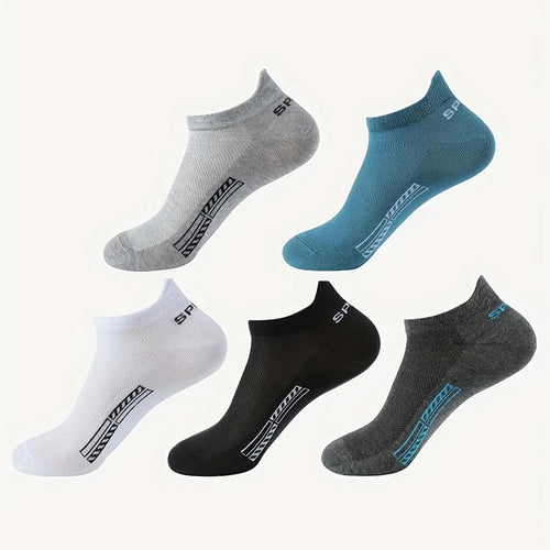 5/10/40 Pairs Men Boat Socks Business Sport Sweat Absorption Mature