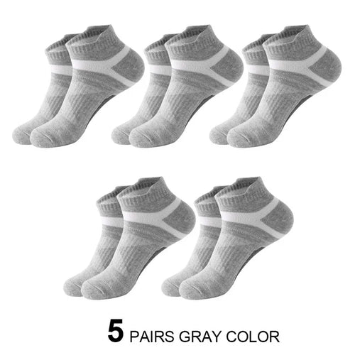 5 Pairs High Quality Socks Men Summer Outdoor Casual Cotton Socks