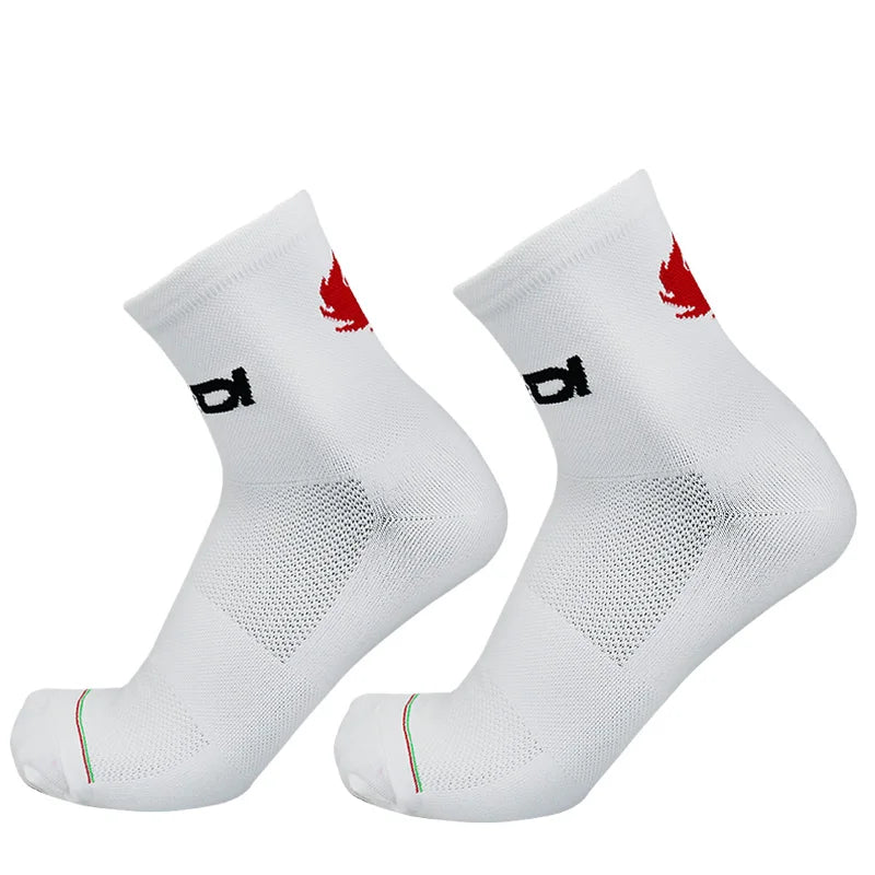 1 Pair Athletic Performance Cycling Socks for Men & Women