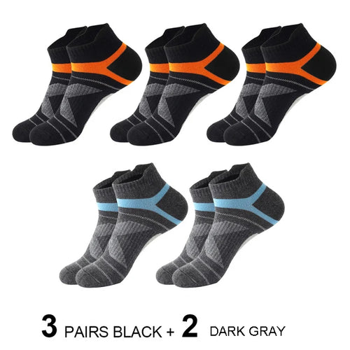 5 Pairs High Quality Socks Men Summer Outdoor Casual Cotton Socks