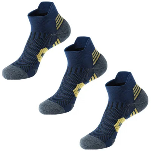 3Pair Professional Fitness Sports Socks Towel Bottom Non-Slip Running