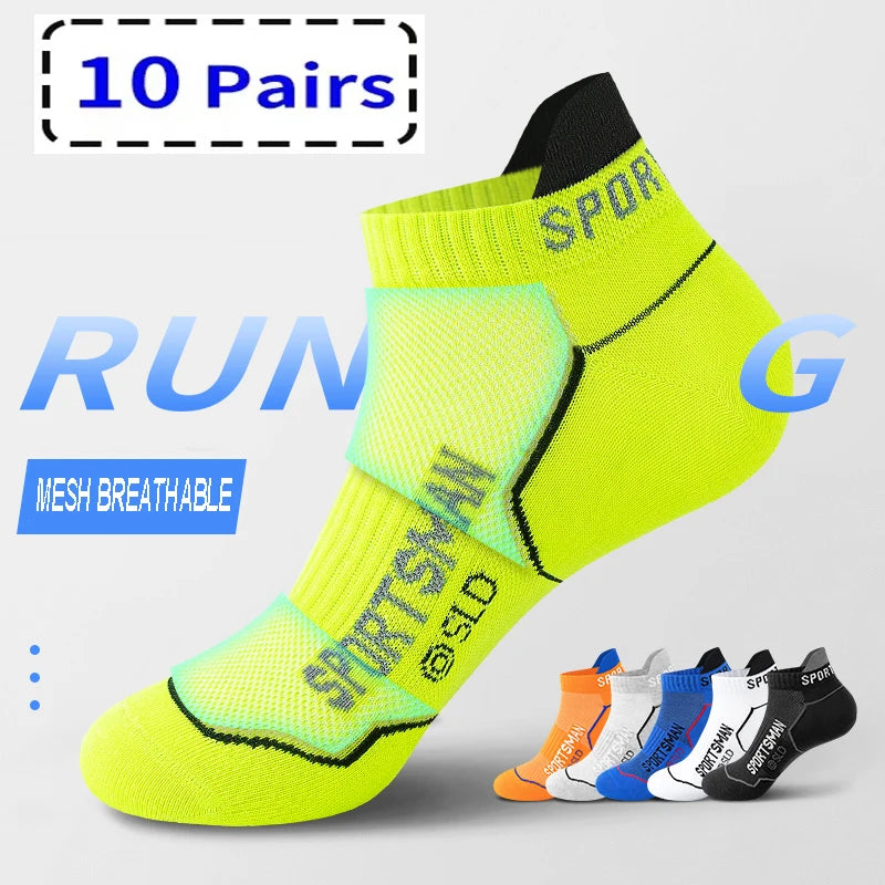 10 Pairs High Quality Socks Men's Summer Man Short Socks Breathable
