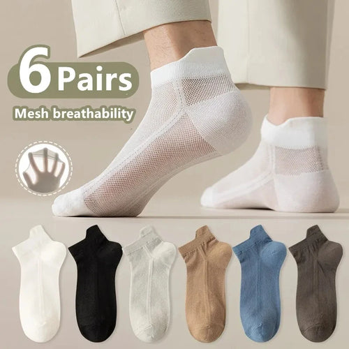1pairs Men's Fashion Cotton Breathable Comfortable Ankle Socks, Men's