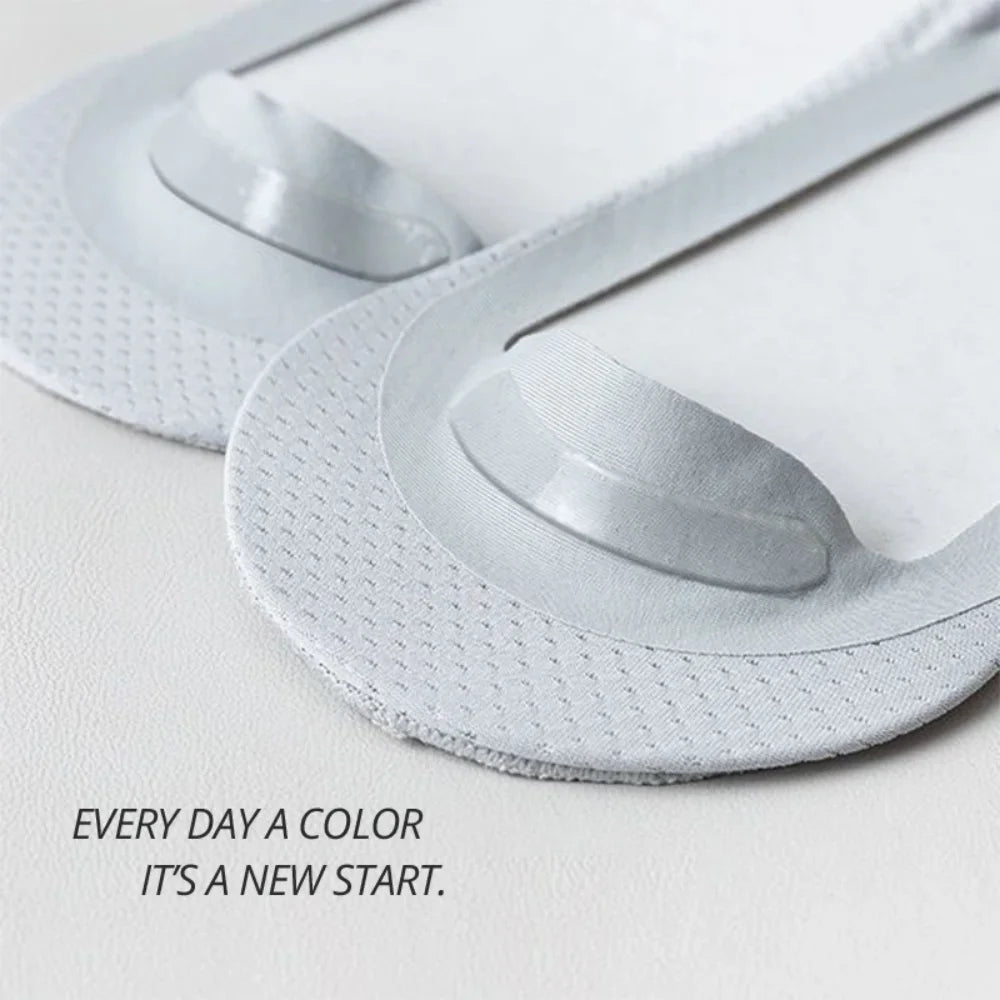 HSS 5 Pairs/Lot Men's Boat Socks 100% Cotton Deodorant Sweat