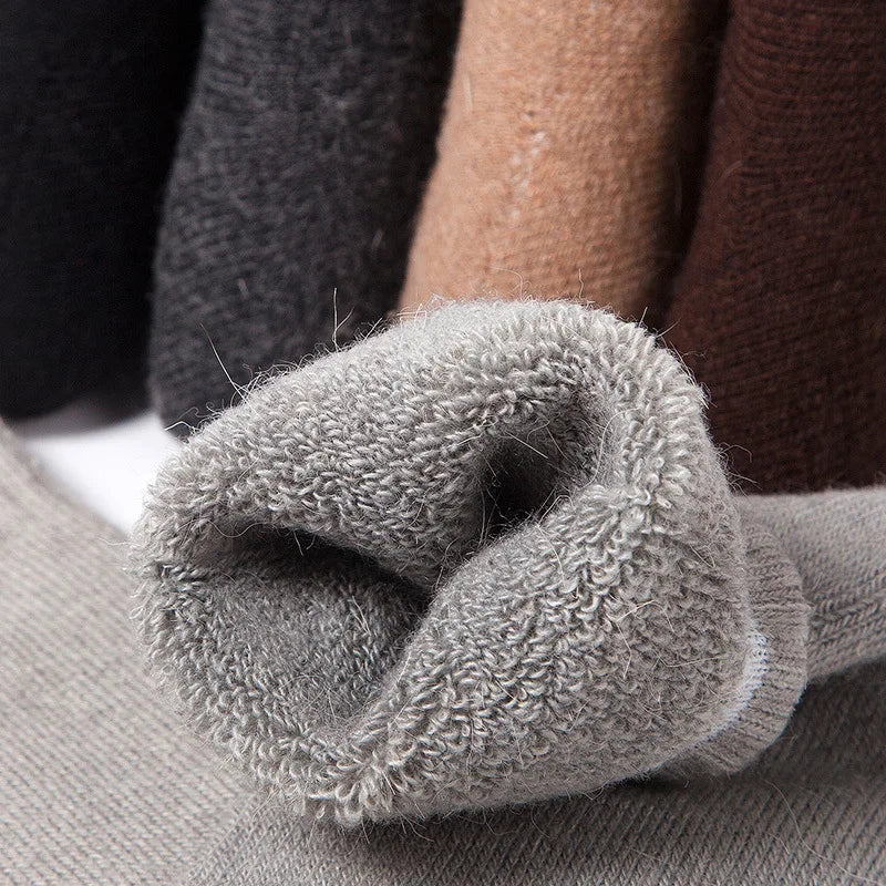 2025 New Winter Super Thicker Warm Socks Wool Male Men Women Socks