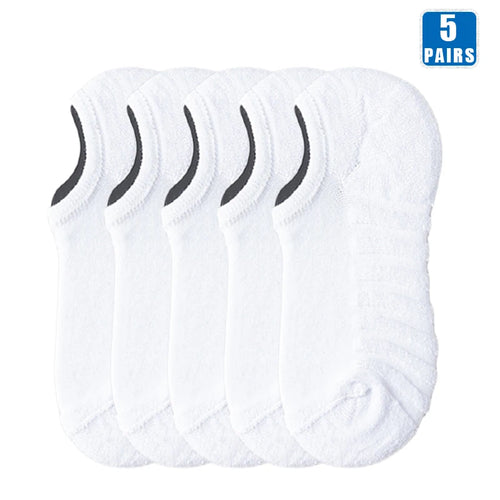 5 Pairs Men Short Socks Cotton High Quality Crew Ankle Casual Soft