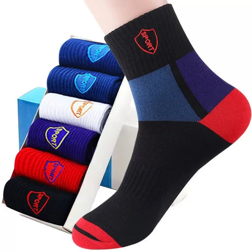 1pairs Men's Fashion Cotton Breathable Comfortable Ankle Socks, Men's