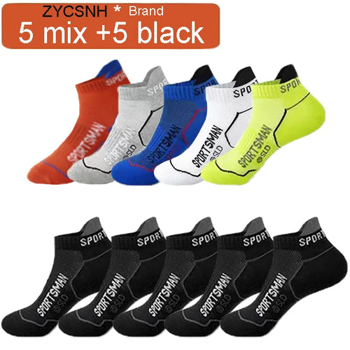 10 Pairs High Quality Socks Men's Summer Man Short Socks Breathable