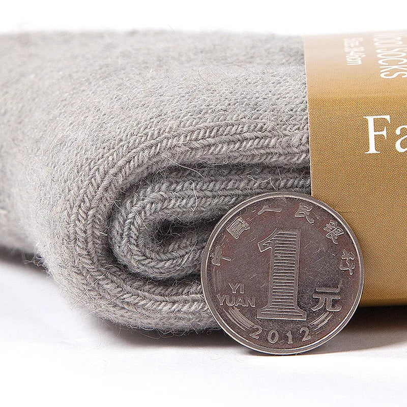 2025 New Winter Super Thicker Warm Socks Wool Male Men Women Socks