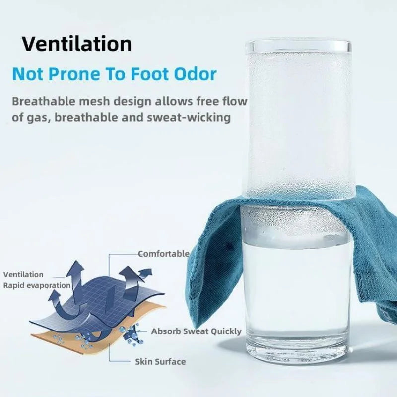 5Pairs High Quality Men Ankle Socks Breathable Cotton Sports Socks