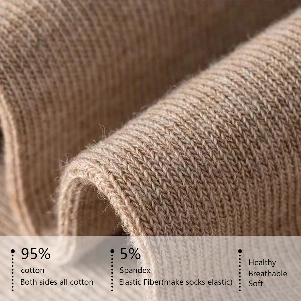 95% Combed Cotton Socks Men Business Dress Short Socks Soft Breathable