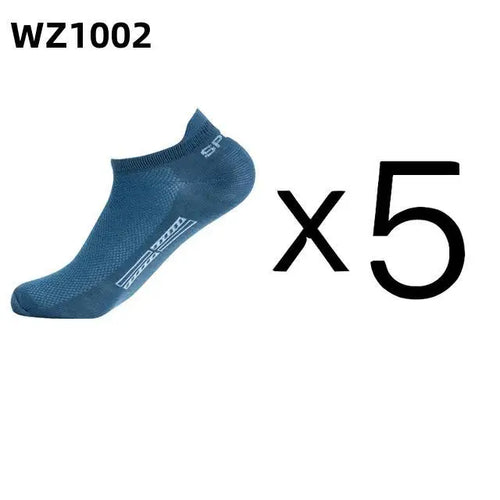 5Pairs High Quality Men Ankle Socks Breathable Cotton Sports Socks