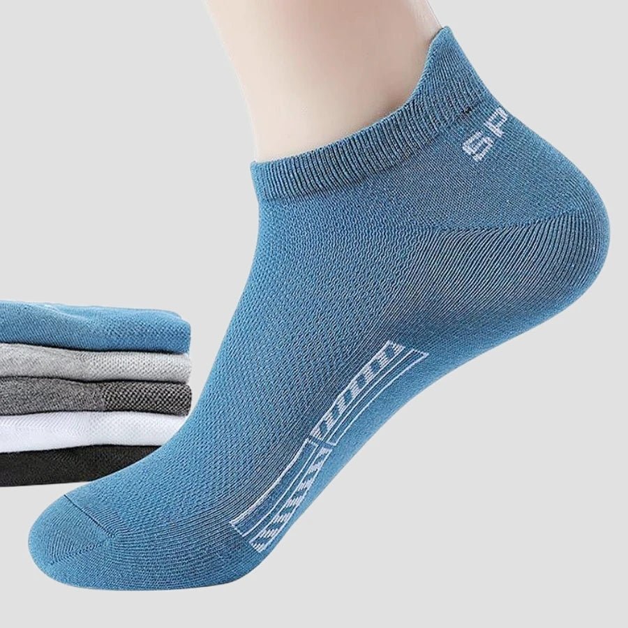 5Pairs High Quality Men Ankle Socks Breathable Cotton Sports Socks