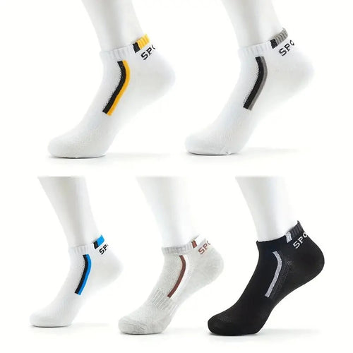 5/10/40 Pairs Men Boat Socks Business Sport Sweat Absorption Mature