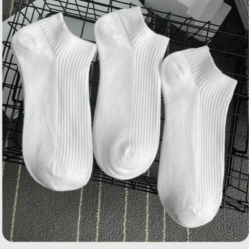5 Pairs/Pack Ankle Socks Women Cotton Invisible Sweat-absorbing Girls
