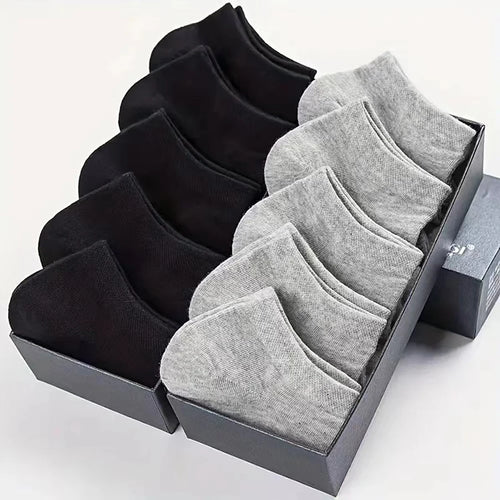10/40 Pairs Men's Boat Socks Business Sport Sweat Absorption Mature