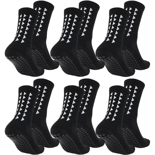 6Pairs men women football grip socks towel bottom sport socks rugby