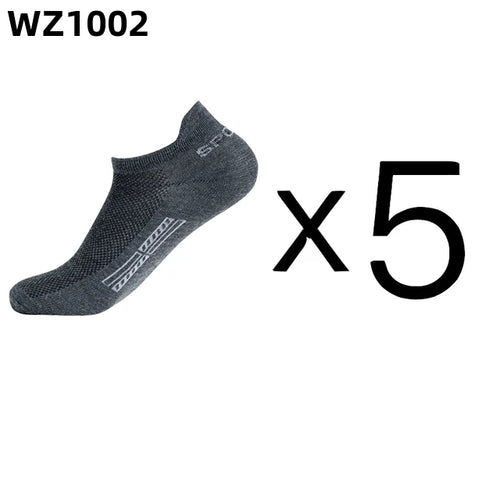 5Pairs High Quality Men Ankle Socks Breathable Cotton Sports Socks