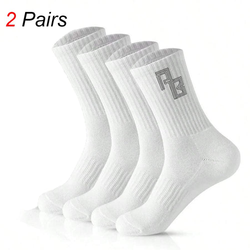 2/6/10/20 Pairs Neutral Striped Round Neck Socks Spring Autumn Sweat