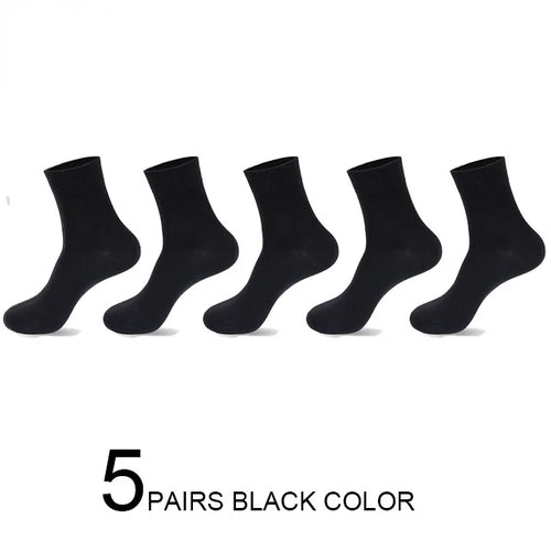 5/10 Pairs High Quality Men‘s Socks Cotton Casual Business Middle