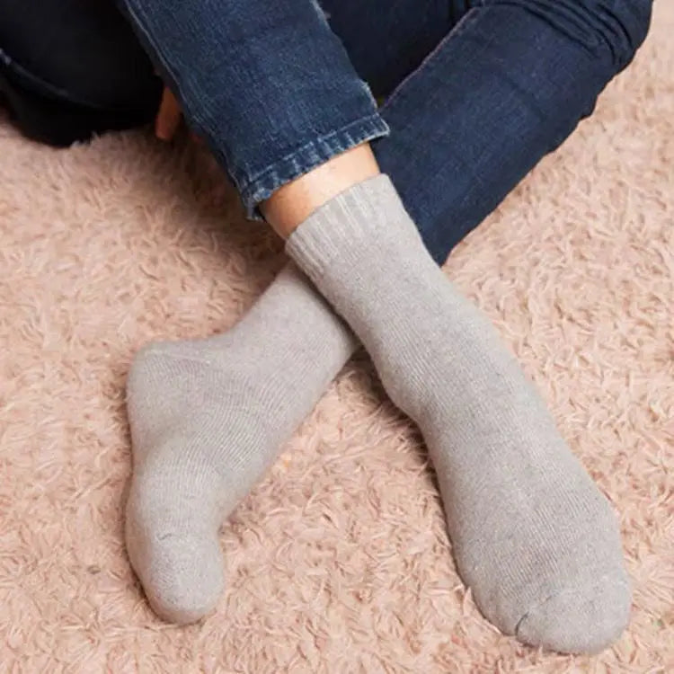 2025 New Winter Super Thicker Warm Socks Wool Male Men Women Socks