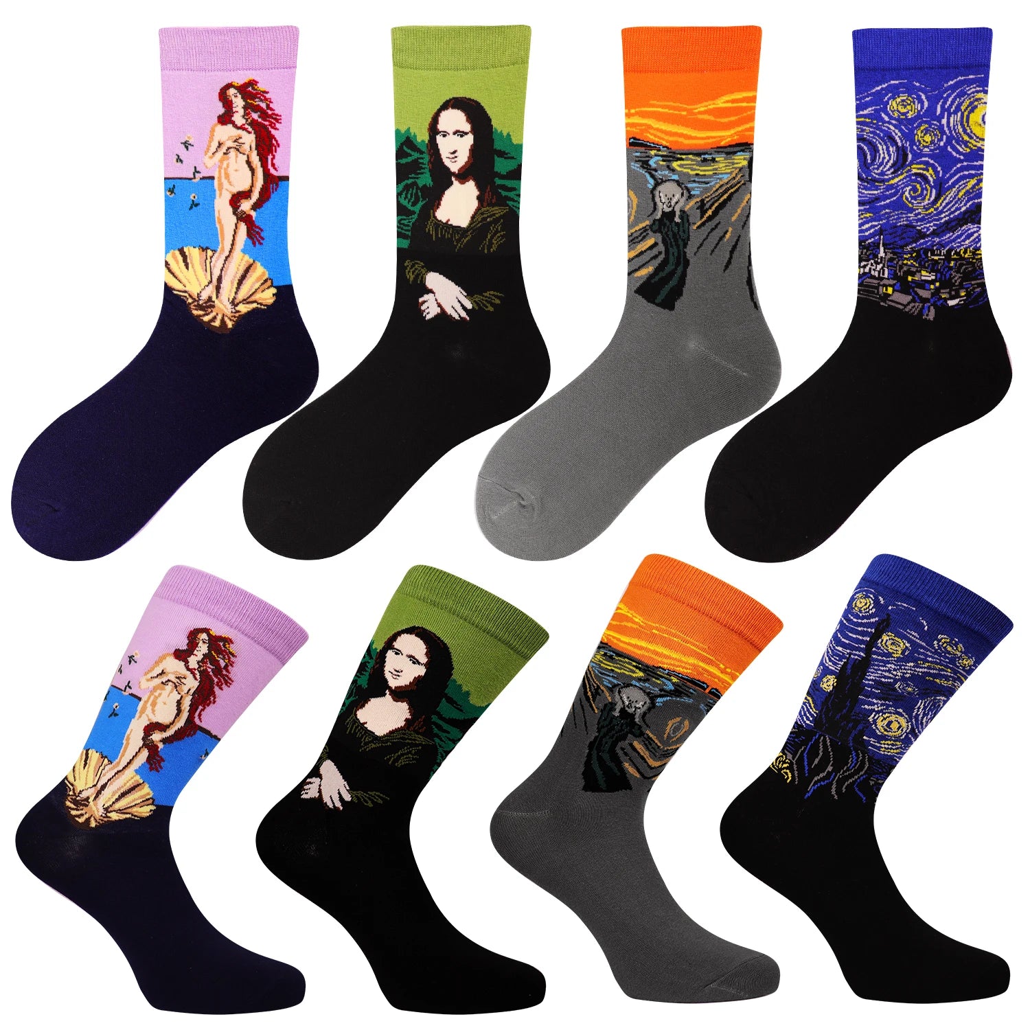 Retro Women New Art Van Gogh Mural World Famous Oil Painting Series